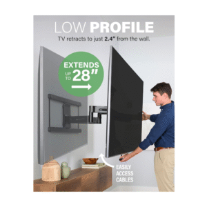 SANUS Support mural réglable  pour téléviseurs de 42 à 90 pouces (valeur de 389$))